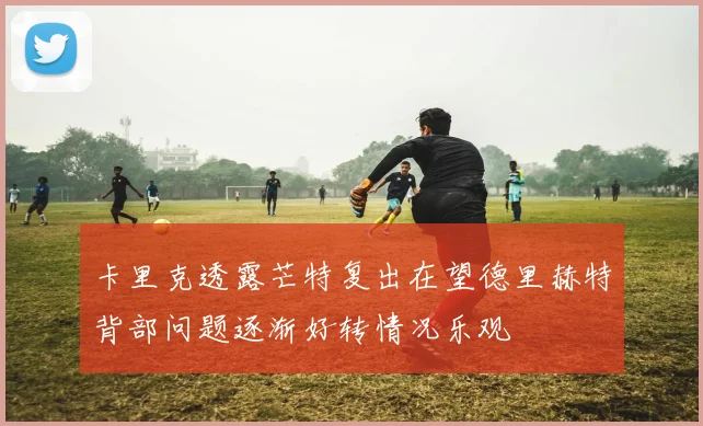 卡里克透露芒特复出在望德里赫特背部问题逐渐好转情况乐观