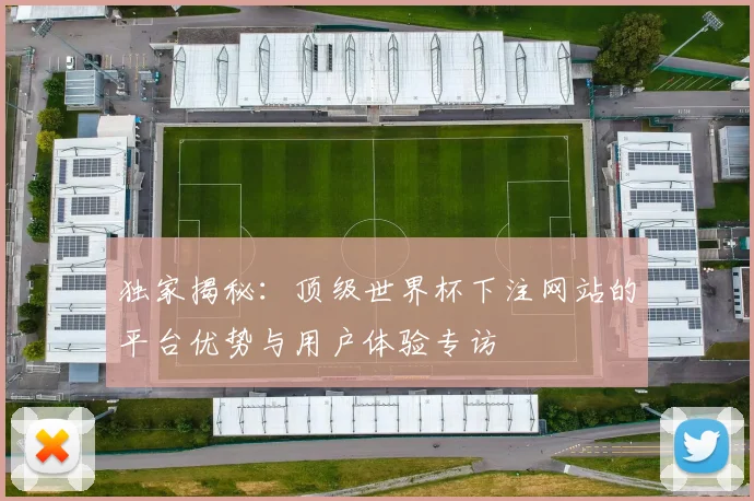 独家揭秘：顶级世界杯下注网站的平台优势与用户体验专访